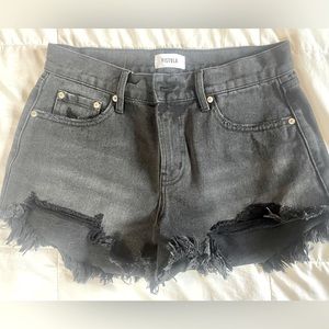 Pistola denim shorts size 27 black